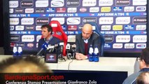 29/11/2014 - Gianfranco Zola allenatore del Cagliari: la presentazione ad Assemini