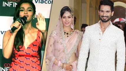 Alia Skips Shahid-Mira Wedding