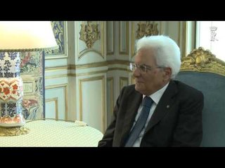 Roma - Mattarella incontra l'Avv  Scalia Giudice della Corte Suprema USA (07.07.15)
