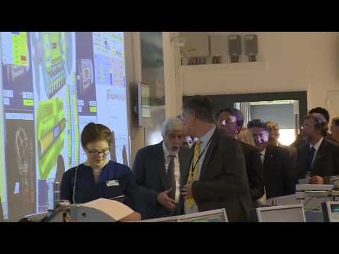 Renzi visita il Cern di Ginevra (07.07.15)