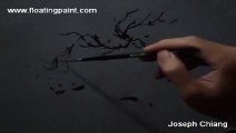 Watercolor Calligraphy - branches by Joseph Chiang