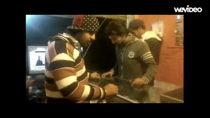 selfie with shopkeeper mobile