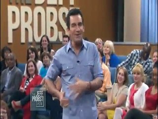 John Stamos and Debbe Magnusen on the Jeff Probst Show for Project Cuddle