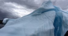 Huge Iceberg Flips Over in Newfoundland