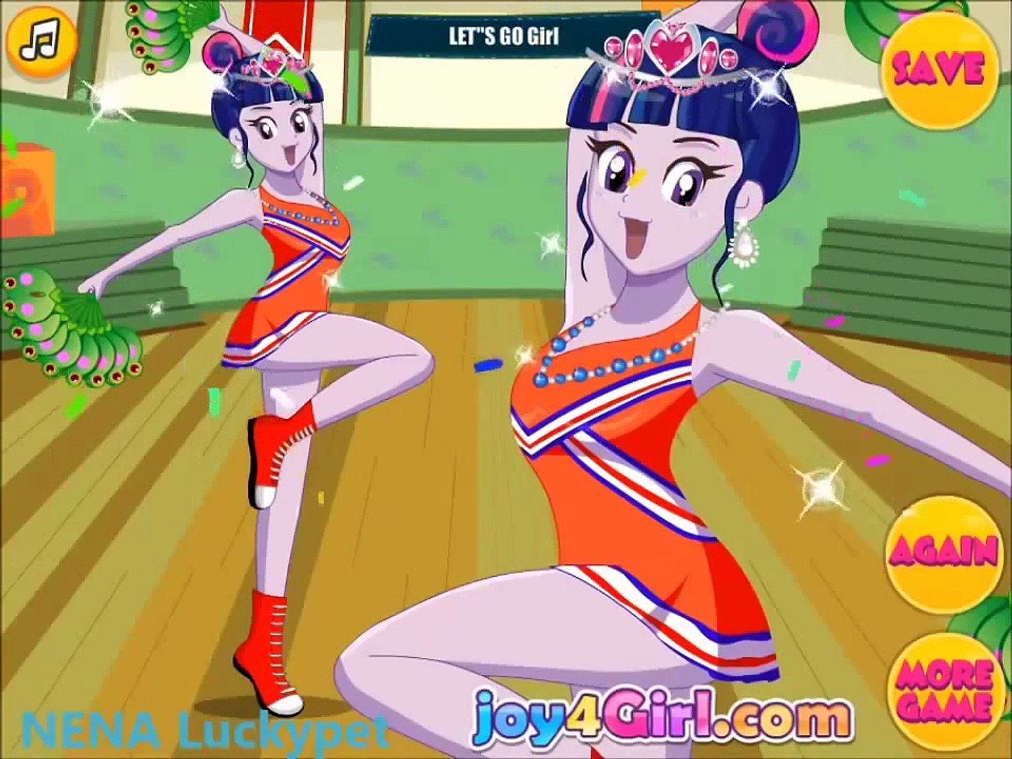 ⁣Twilight Cheerleader Makeover Gameplay for Girls-Beauty Makeover Videos-Girls Games