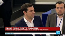 Alexis Tsipras devant le Parlement européen (Français, 8 juillet 2015)