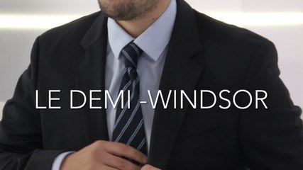 Réussir son noeud de cravate : Le demi Windsor