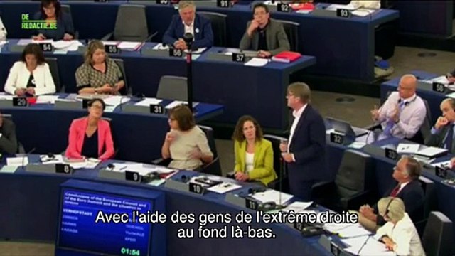 Aléxis Tsipras pris à parti au Parlement Européen