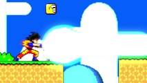 Goku em Super Mario World - animaBITS