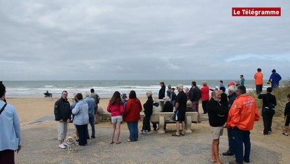 Erdeven (56). Exercice de sécurité en mer