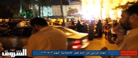 أنصار مرسي من أمام قصر الاتحادية أمس 12 - 8 - 2012