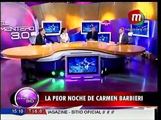 La peor noche de Carmen Barbieri
