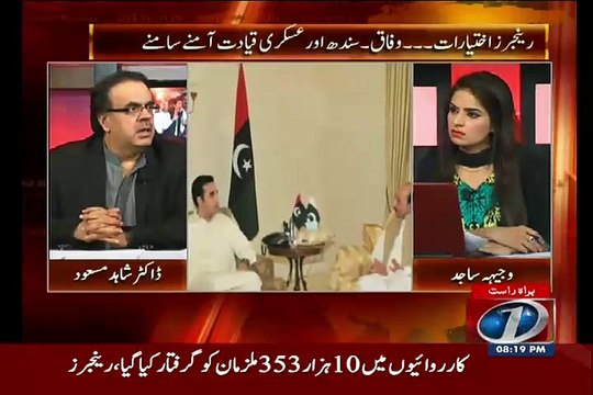 24 Ghanto Mein Kia Tamasha Hua Hai Sindh Mein..Dr Shahid masood Telling