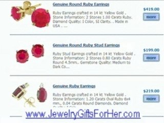 Dazzling Ruby Earrings