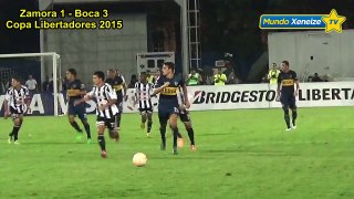 Gol de Chávez a Zamora _Copa Libertadores 2015