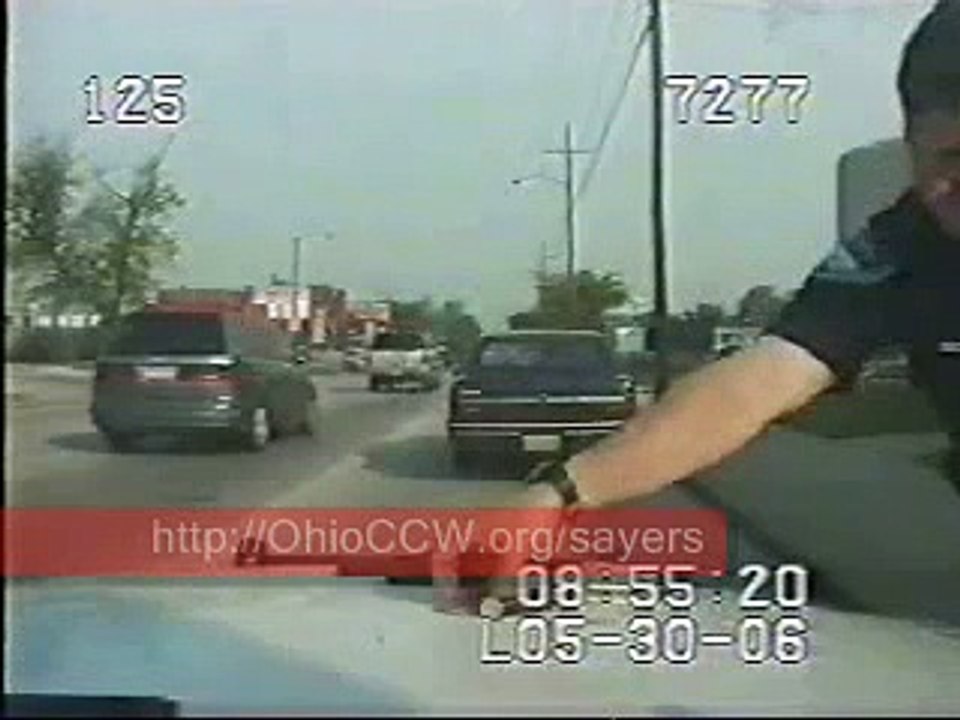 Dan Sayers arrest video