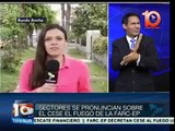 Reacciones en Colombia tras alto al fuego unilateral de FARC-EP