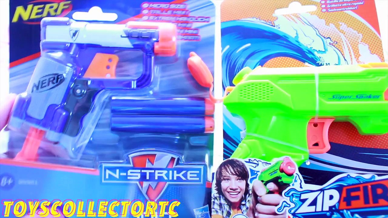 Nerf Guns Toys! Water Gun & Micro Gun N-Strike Elite Jolt / ToysCollectorTC