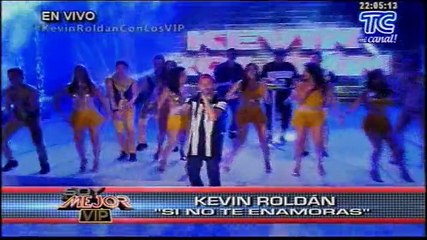 SEM - VIP: Kevin Roldán cantó "Si tú no te enamoras". ¡De lujo!