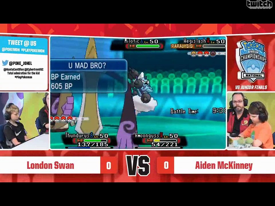 Pokémon 2015 - US Jr. Finals london vs Aiden