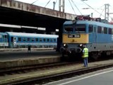 Móra InterCity vonat érkezik Szegedről Budapest-Nyugati pu-ra