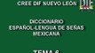 LENGUA DE SEÑAS MEXICANA TEMA 6 TIEMPO Diccionario Español LSM