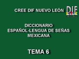 LENGUA DE SEÑAS MEXICANA TEMA 6 TIEMPO Diccionario Español LSM