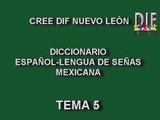 LENGUA DE SEÑAS MEXICANA TEMA 5 MESES DEL AÑO Diccionario Español LSM