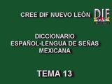 LENGUA DE SEÑAS MEXICANA  TEMA 13 HOGAR Diccionario Español LSM