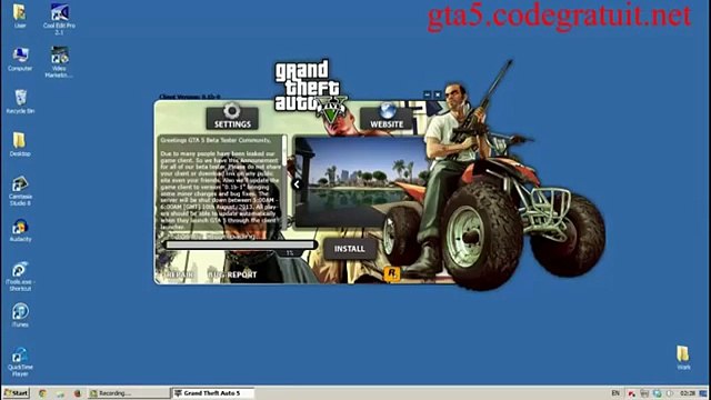 [Tuto] Comment Télécharger Et Installer Gta 5 Gratuit - Avec Preuve [Ps3, Xbox 360, Pc] [Gta V