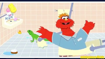 Sesame Street Murray Cleans Zoo Animals Spotless Bathing Kids Games 2015 Fun