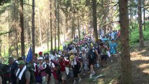 Thousands march to remember Srebrenica victims