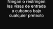Niegan Visas a Cubanos hacia México