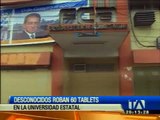 Dos sujetos roban más de 60 tablets en universidad de Guayaquil