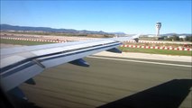 Iberia Airbus A319 despegando de Barcelona   vuelo sobre Garraf y Costa Daurada