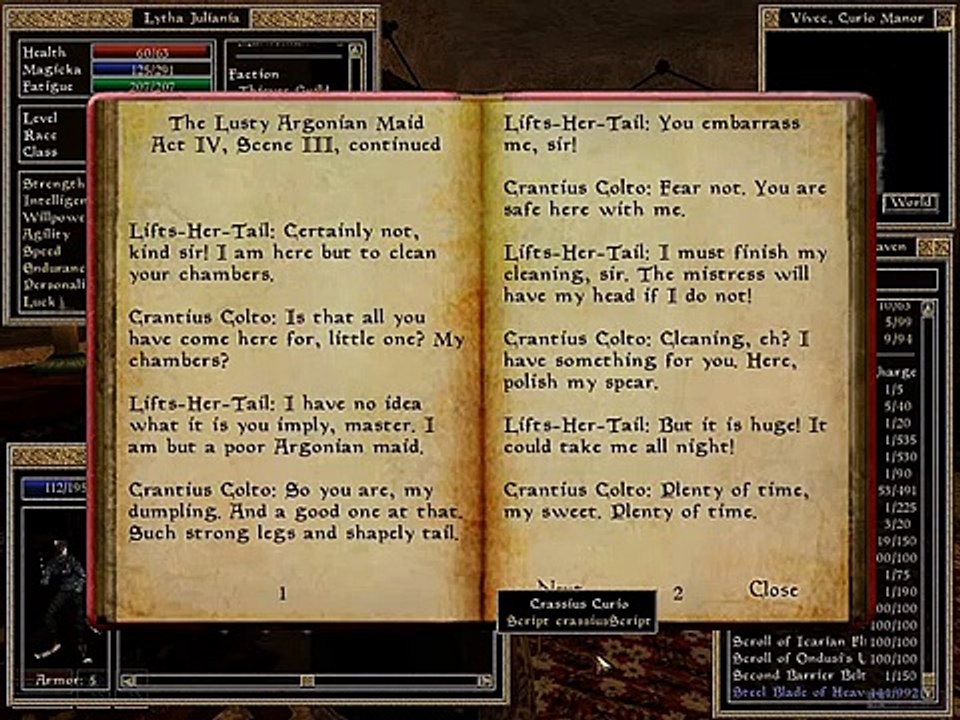 The Lusty Argonian Maid