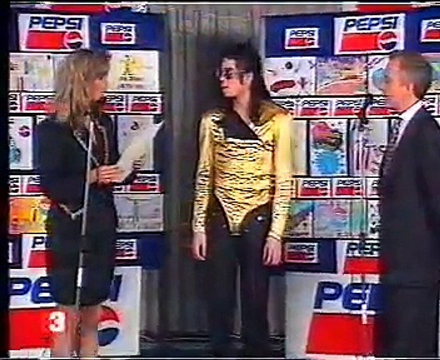 michael jackson  live entrevista en españa pepsi