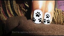 Cute Paw Nail Art HD
