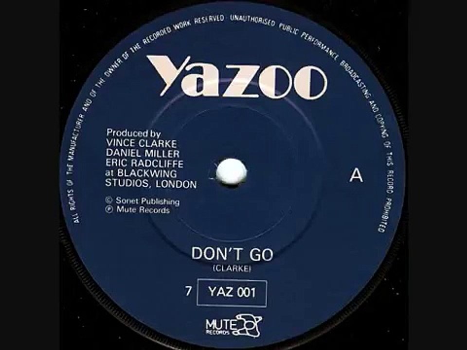 Yazoo- Dont Go