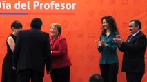 Día del Profesor Presidenta Bachelet y subsecretaria de Educación