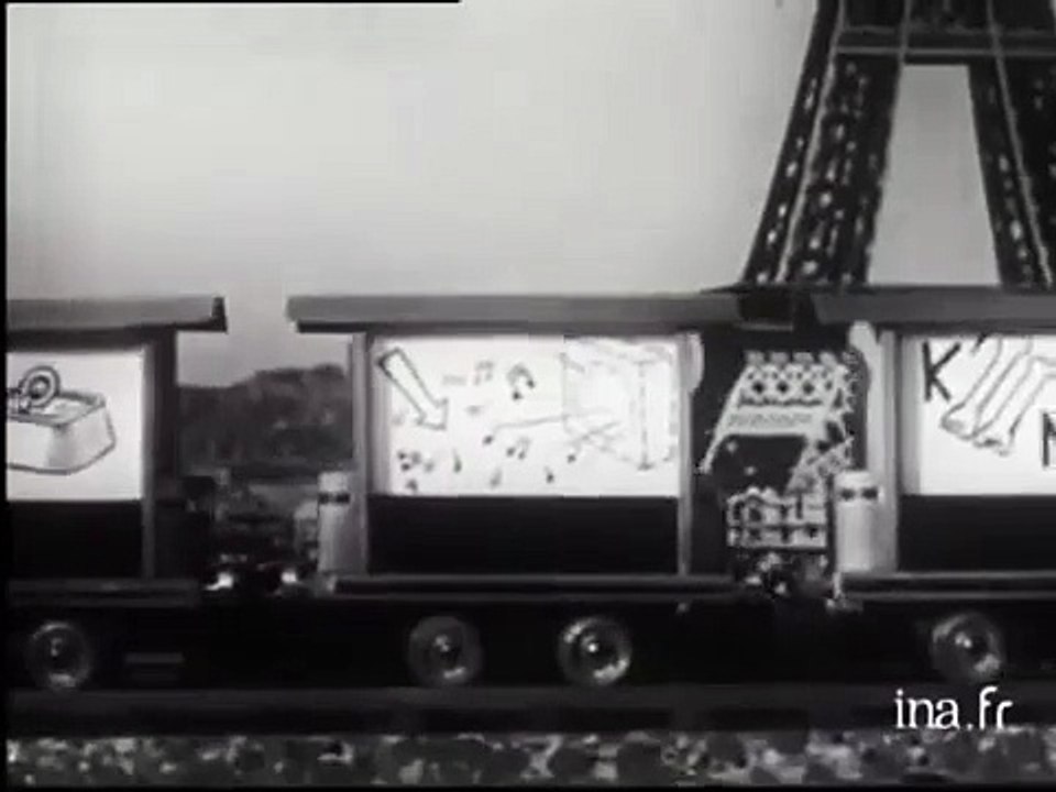 Disque Séries TV et Dessins Animés ORTF Le petit train de la télé de