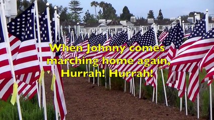 WHEN JOHNNY COMES MARCHING HOME  (lyrics) Patriotic Children's Song