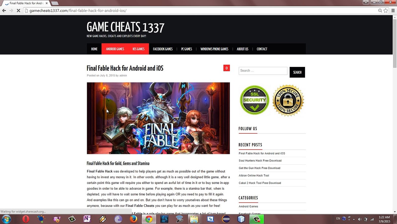 Final Fable Cheats - Android iOS Unlimited Gold Gems Stamina Trainer Free