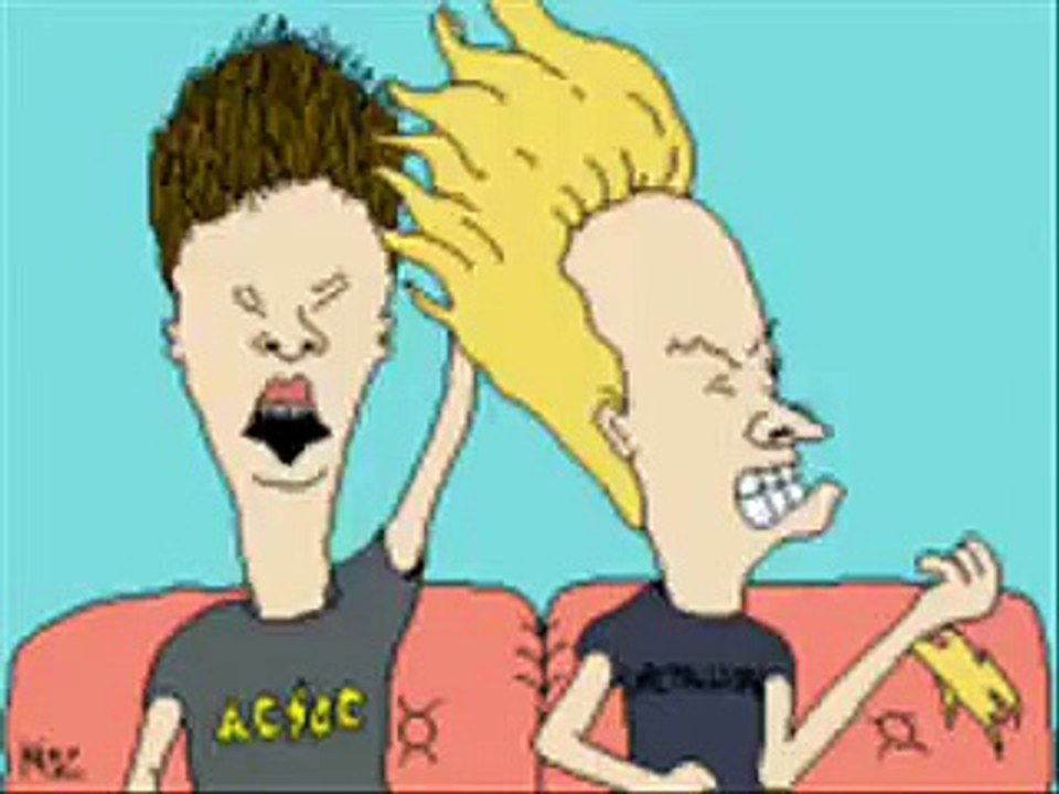 BEAVIS AND BUTTHEAD HEADBANGING