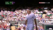 Roger Federer vs Roberto Bautista-Agut Wimbledon 2015 R4 Highlights HD