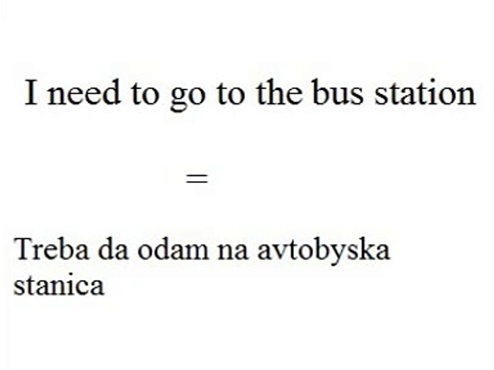 Macedonian Language Lesson 4
