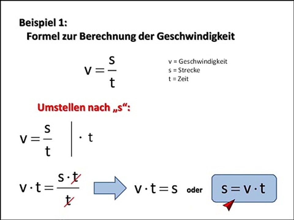 Formeln umstellen - video Dailymotion
