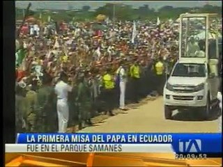 Francisco cumplió con ardua agenda en el Ecuador