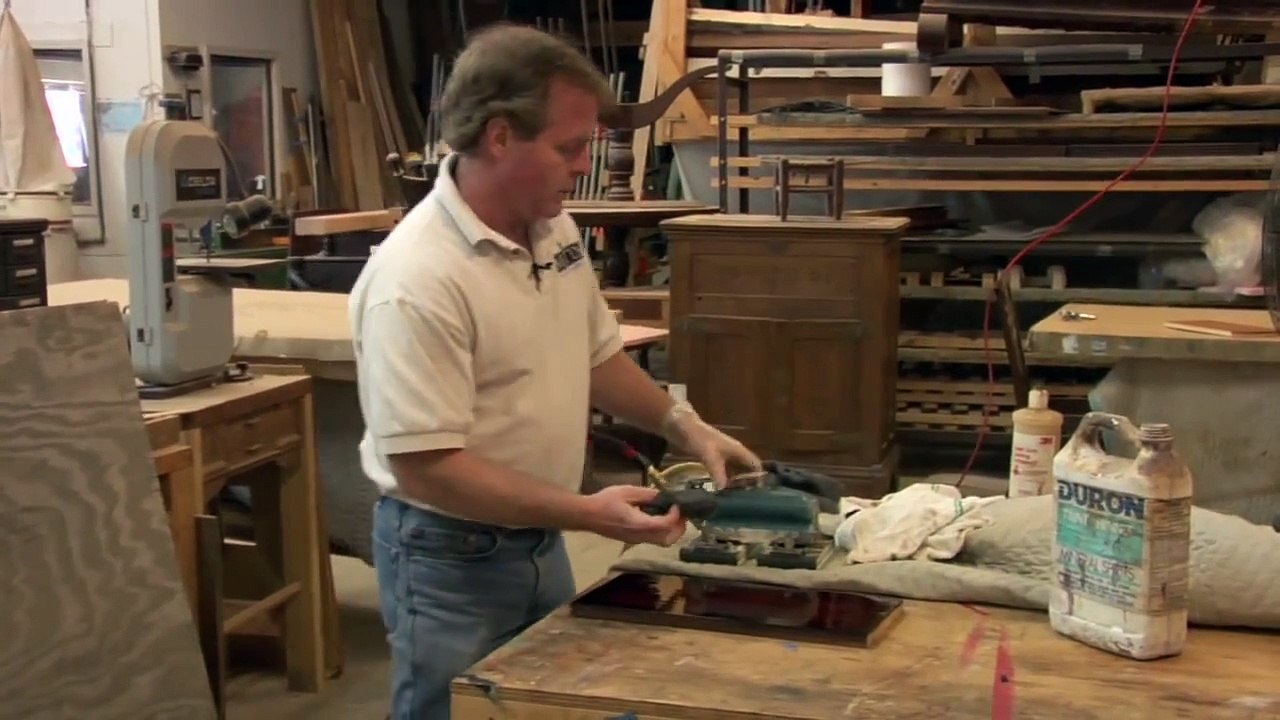 Refinishing Wood Furniture : Sanding Wood Furniture with Wet Sandpaper