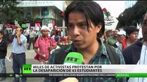 México: RT, en el corazón de las protestas por los estudiantes desaparecidos